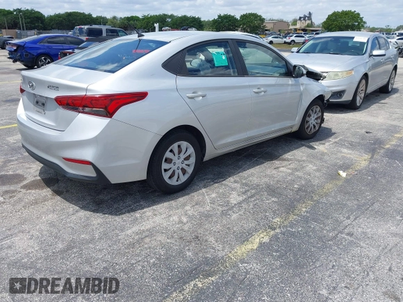 2019 Hyundai Accent SE with VIN 3KPC24A32KE057947, listed as a IAAI auction lot 42242523 with 67,192 mi miles and . Bid and sale history available at DreamBid. Image 4.