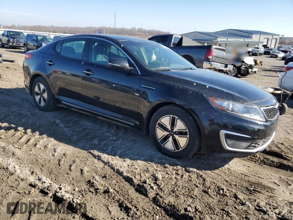2012 Kia Optima Hybrid with VIN KNAGM4AD4C5035639, listed as a Copart auction lot 46978845 with 226,095 mi miles and Salvage Title. Bid and sale history available at DreamBid. Image 4.