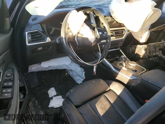2019 BMW 3 Series 330i xDrive with VIN 3MW5R7J53K8A05133, listed as a Copart auction lot 41902745 with Not Provided miles and Salvage Title. Bid and sale history available at DreamBid. Image 8.