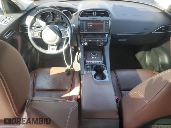 2017 Jaguar F-Pace S with VIN SADCM2BV4HA082587, listed as a Copart auction lot 53728865 with 140,318 mi miles and Salvage Title. Bid and sale history available at DreamBid. Image 8.