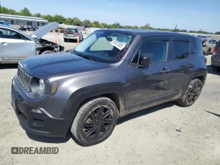 2017 Jeep Renegade Sport с VIN ZACCJAAH1HPE99157, выставлен на аукционе Copart как лот 54972305 с пробегом 120 915 миль миль и Списание • Salvage title. История ставок и продаж доступна на DreamBid. Изображение 1.