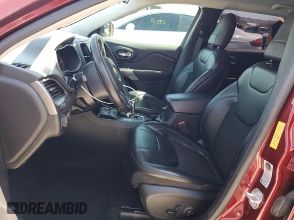2019 Jeep Cherokee Latitude Plus with VIN 1C4PJLLB9KD373205, listed as a Copart auction lot 52034245 with 49,912 mi miles and Salvage title. Bid and sale history available at DreamBid. Image 7.