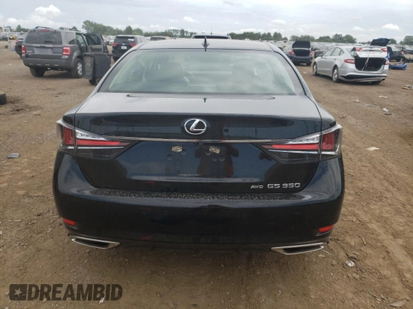 2016 Lexus GS 350 with VIN JTHCZ1BL5GA002815, listed as a Copart auction lot 65389184 with 63,727 mi miles and Salvage Title. Bid and sale history available at carsss.com. Image 6.