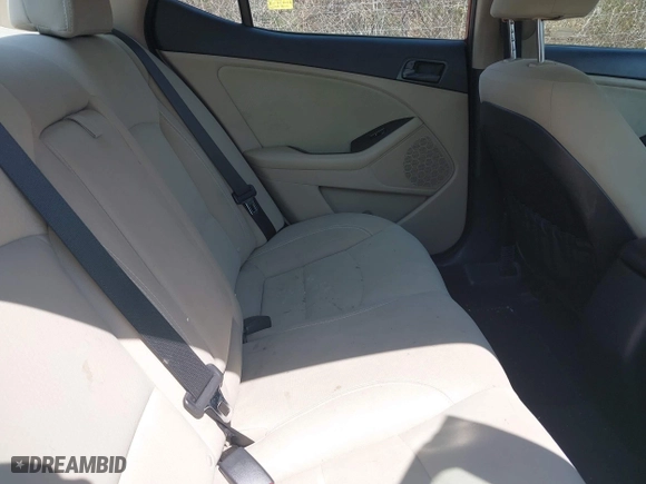 2014 Kia Optima LX with VIN 5XXGM4A77EG326177, listed as a IAAI auction lot 42088542 with 164,237 mi miles. Bid and sale history available at carsss.com. Image 8.