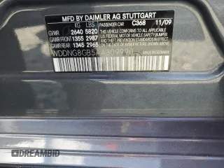 2010 Mercedes-Benz S 550 with VIN WDDNG8GB5AA309990, listed as a Copart auction lot 63498795 with 158,835 mi miles and Clean title. Bid and sale history available at DreamBid. Image 12.