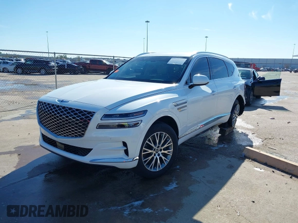 2023 Genesis GV80 with VIN KMUHBDSB0PU140228, listed as a IAAI auction lot 41253270 with 33,467 mi miles and . Bid and sale history available at DreamBid. Image 20.