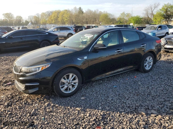 2016 Kia Optima LX with VIN 5XXGT4L36GG096650, listed as a Copart auction lot 54363535 with 84,872 mi miles and Clean Title. Bid and sale history available at carsss.com. Image 1.