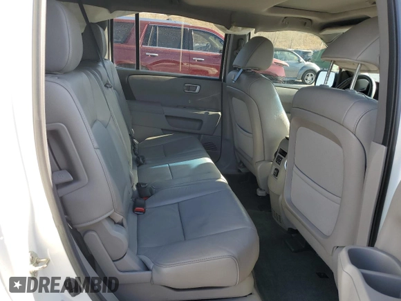 2014 Honda Pilot EX-L with VIN 5FNYF3H77EB015608, listed as a Copart auction lot 43647195 with 59,365 mi miles and Salvage Title. Bid and sale history available at DreamBid. Image 11.