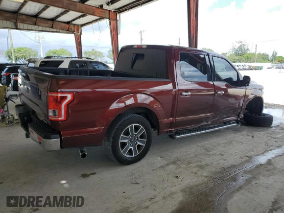 2015 Ford F-150 XL with VIN 1FTEW1CF2FFB78444, listed as a Copart auction lot 63051095 with 227,322 mi miles and Salvage title. Bid and sale history available at DreamBid. Image 3.