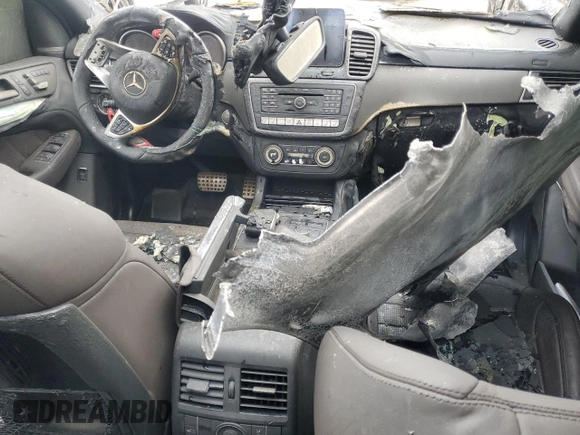 2018 Mercedes-Benz GLE 63 S AMG with VIN 4JGED7FB5JA099322, listed as a Copart auction lot 87002364 with Not provided miles and Salvage title. Bid and sale history available at DreamBid. Image 8.
