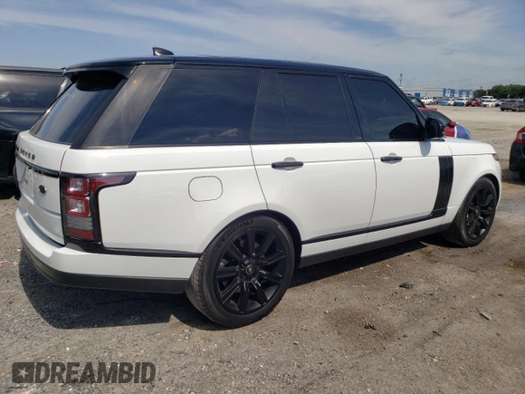 2017 Land Rover Range Rover z VIN SALGS2FE2HA369920, wystawiony jako Copart lot #58393675 z przebiegiem 147 158 mil mil oraz Czysty tytuł • Clean title. Historia ofert i sprzedaży dostępna na DreamBid. Obrazek 3.