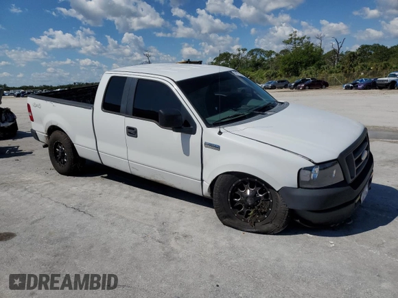 2007 Ford F-150 STX with VIN 1FTRX14WX7FA32209, listed as a Copart auction lot 50721205 with 183,712 mi miles and Salvage Title. Bid and sale history available at carsss.com. Image 4.