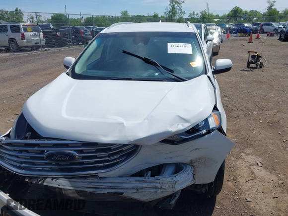 2020 Ford Edge SEL z VIN 2FMPK4J90LBA28960, wystawiony jako IAAI lot #42264189 z przebiegiem 91 312 mil mil oraz . Historia ofert i sprzedaży dostępna na DreamBid. Obrazek 12.