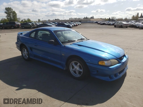 1995 Ford Mustang GT with VIN 1FALP42T1SF201743, listed as a Copart auction lot 49738905 with 187,644 mi miles and Salvage title. Bid and sale history available at DreamBid. Image 4.