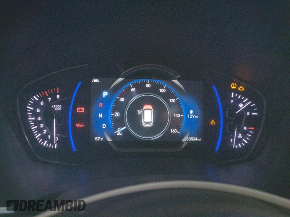 2019 Hyundai Santa Fe SEL with VIN 5NMS3CAD5KH094348, listed as a Copart auction lot 70192422 with 33,524 mi miles. Bid and sale history available at carsss.com. Image 9.