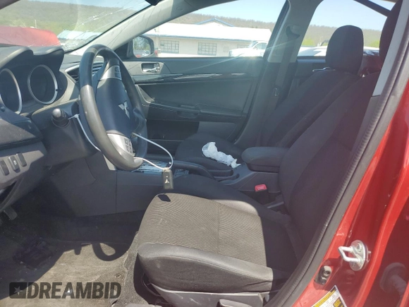 2017 Mitsubishi Lancer ES with VIN JA32V2FW8HU002776, listed as a Copart auction lot 54385355 with 96,620 mi miles and Salvage Title. Bid and sale history available at carsss.com. Image 7.
