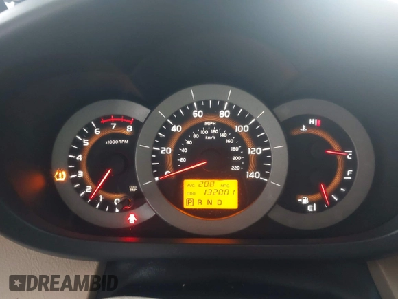 2010 Toyota RAV4 with VIN 2T3ZF4DV7AW034923, listed as a IAAI auction lot 42220692 with 132,001 mi miles and . Bid and sale history available at DreamBid. Image 7.