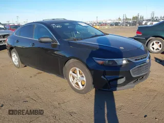 2016 Chevrolet Malibu LS with VIN 1G1ZB5ST6GF335673, listed as a IAAI auction lot 41263844 with 171,591 mi miles and . Bid and sale history available at carsss.com. Image 1.