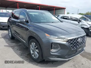 2020 Hyundai Santa Fe Limited with VIN 5NMS53AD6LH199993, listed as a IAAI auction lot 41861432 with 161,895 mi miles. Bid and sale history available at carsss.com. Image 1.