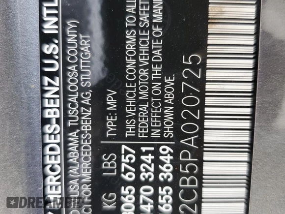 2023 Mercedes-Benz EQE 500 z VIN 4JGGM2CB5PA020725, wystawiony jako Copart lot #46992505 z przebiegiem 4 514 mil mil oraz Szkoda całkowita • Salvage title. Historia ofert i sprzedaży dostępna na DreamBid. Obrazek 13.
