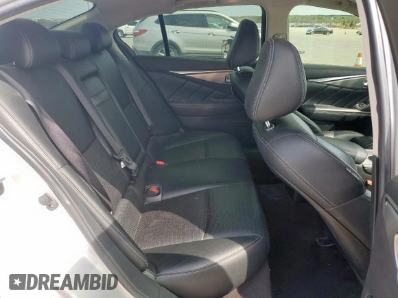 2017 Infiniti Q50 Red Sport 400 with VIN JN1FV7AP2HM851093, listed as a Copart auction lot 50955125 with 59,688 mi miles and Clean title. Bid and sale history available at DreamBid. Image 10.