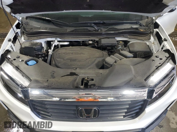 2023 Honda Ridgeline RTL with VIN 5FPYK3F56PB037672, listed as a Copart auction lot 56315435 with 26,550 mi miles and Salvage title. Bid and sale history available at DreamBid. Image 11.