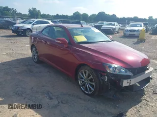 2014 Lexus IS 250 C with VIN JTHFF2C21E2531283, listed as a IAAI auction lot 42498792 with 37,399 mi miles and . Bid and sale history available at DreamBid. Image 1.