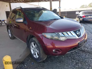 2009 Nissan Murano SL with VIN JN8AZ18W59W108749, listed as a IAAI auction lot 41790025 with 151,179 mi miles and . Bid and sale history available at DreamBid. Image 1.