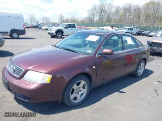 1998 Audi A6 with VIN WAUBA34B9WN058443, listed as a IAAI auction lot 42092713 with 172,728 mi miles. Bid and sale history available at carsss.com. Image 2.