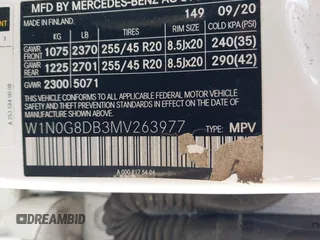 2021 Mercedes-Benz GLC 300 с VIN W1N0G8DB3MV263977, выставлен на аукционе IAAI как лот 41991730 с пробегом 118 780 миль миль и . История ставок и продаж доступна на DreamBid. Изображение 9.