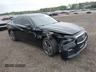 2014 Infiniti Q50 Premium with VIN JN1BV7ARXEM689953, listed as a IAAI auction lot 42224159 with 156,671 mi miles and . Bid and sale history available at DreamBid. Image 1.