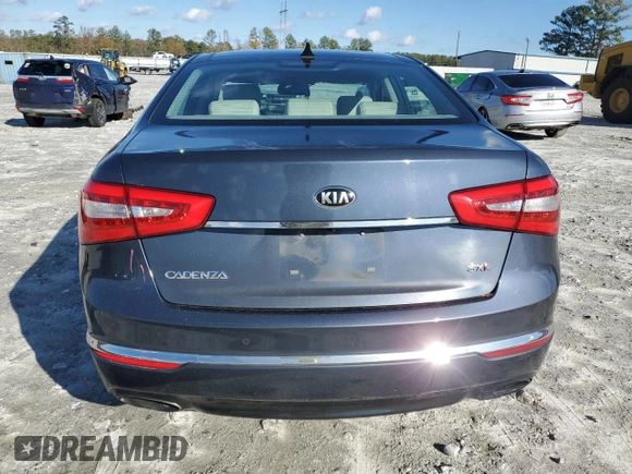 2014 Kia Cadenza Premium with VIN KNALN4D78E5146151, listed as a Copart auction lot 84447644 with 109,833 mi miles and Salvage Title. Bid and sale history available at carsss.com. Image 6.