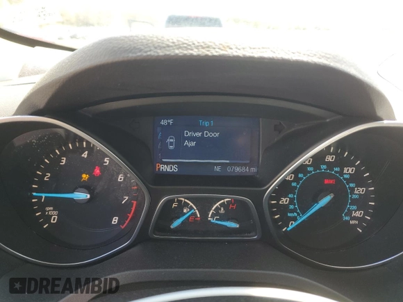 2015 Ford Escape SE with VIN 1FMCU0GX7FUC41765, listed as a Copart auction lot 52142305 with 79,684 mi miles and Salvage Title. Bid and sale history available at DreamBid. Image 9.