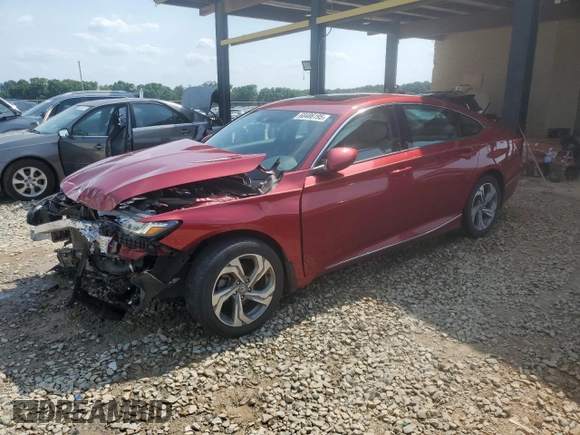 2020 Honda Accord EX-L with VIN 1HGCV1F59LA088442, listed as a Copart auction lot 60406195 with 55,293 mi miles and Salvage title. Bid and sale history available at DreamBid. Image 1.