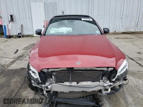 2019 Mercedes-Benz C 43 AMG with VIN 55SWF6EB4KU314307, listed as a Copart auction lot 73287564 with Not provided miles and Salvage title. Bid and sale history available at DreamBid. Image 5.