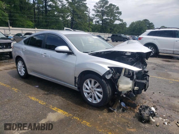 2012 Mazda 6 i Touring with VIN 1YVHZ8DH4C5M28551, listed as a Copart auction lot 57887845 with 204,216 mi miles and Salvage title. Bid and sale history available at DreamBid. Image 4.
