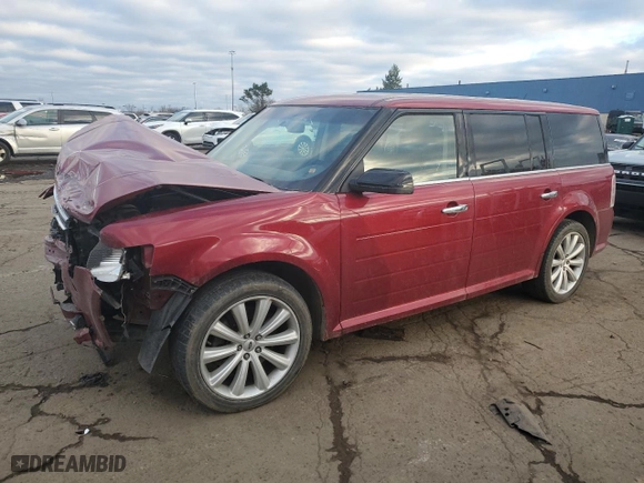 2016 Ford Flex SEL with VIN 2FMGK5C81GBA09947, listed as a Copart auction lot 82387154 with 0 mi miles and Salvage Title. Bid and sale history available at carsss.com. Image 1.