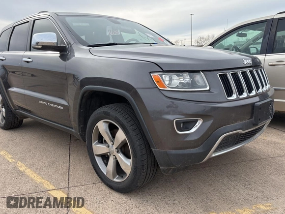 2014 Jeep Grand Cherokee Limited with VIN 1C4RJEBM0EC404956, listed as a Copart auction lot 49348955 with 0 mi miles and Clean Title. Bid and sale history available at carsss.com. Image 1.