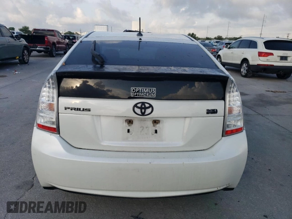 2010 Toyota Prius Four with VIN JTDKN3DU5A1251665, listed as a Copart auction lot 54578465 with Not Provided miles and Salvage Title. Bid and sale history available at DreamBid. Image 6.