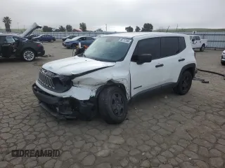 2017 Jeep Renegade Sport with VIN ZACCJAAB1HPG16988, listed as a Copart auction lot 46712195 with 109,260 mi miles and Salvage Title. Bid and sale history available at DreamBid. Image 1.