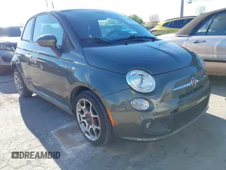 2012 FIAT 500 Sport z VIN 3C3CFFBRXCT119275, wystawiony jako IAAI lot #42133950 z przebiegiem 98 715 mil mil oraz . Historia ofert i sprzedaży dostępna na DreamBid. Obrazek 1.