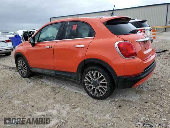 2017 FIAT 500X Lounge with VIN ZFBCFXDB7HP616011, listed as a Copart auction lot 59060524 with 50,980 mi miles and Salvage title. Bid and sale history available at DreamBid. Image 2.