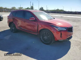 2024 Acura RDX w/A-Spec Advance Package with VIN 5J8TC2H83RL017995, listed as a Copart auction lot 83119784 with 4,604 mi miles and Salvage Title. Bid and sale history available at carsss.com. Image 4.