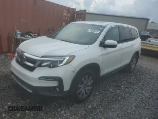 2022 Honda Pilot EX-L with VIN 5FNYF5H55NB038296, listed as a Copart auction lot 59958675 with 73,046 mi miles and Salvage title. Bid and sale history available at DreamBid. Image 1.