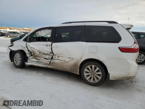 2017 Toyota Sienna LE with VIN 5TDJZ3DC2HS183152, listed as a Copart auction lot 88804605 with 221,348 mi miles and Salvage Title. Bid and sale history available at carsss.com. Image 2.