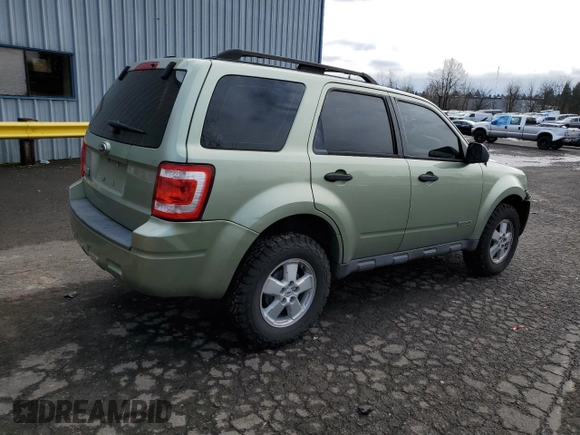 2008 Ford Escape XLS с VIN 1FMCU02Z58KE30129, выставлен на аукционе Copart как лот 48611765 с пробегом 97 014 миль миль и Списание • Salvage title. История ставок и продаж доступна на DreamBid. Изображение 3.