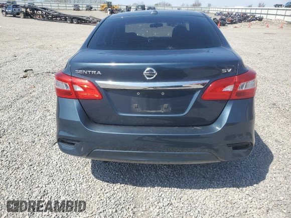 2017 Nissan Sentra S with VIN 3N1AB7AP9HY313829, listed as a Copart auction lot 51959925 with 92,379 mi miles and Salvage Title. Bid and sale history available at DreamBid. Image 6.