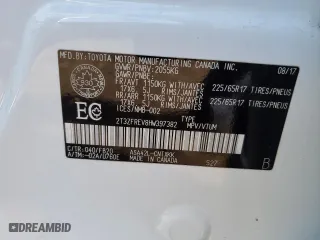 2017 Toyota RAV4 LE with VIN 2T3ZFREV8HW397382, listed as a Copart auction lot 50795545 with 459,773 mi miles and Clean Title. Bid and sale history available at carsss.com. Image 13.