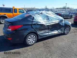2016 Hyundai Accent SE with VIN KMHCT4AE6GU995856, listed as a IAAI auction lot 41855111 with 138,184 mi miles and . Bid and sale history available at DreamBid. Image 4.