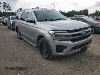 2022 Ford Expedition Max XLT with VIN 1FMJK1HT2NEA14989, listed as a Copart auction lot 54186415 with 50,243 mi miles and Salvage title. Bid and sale history available at DreamBid. Image 4.